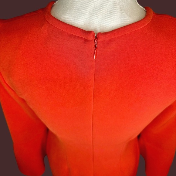Rachel Zoe ‘Monner’ Bell Sleeve Ruffled A-Line Mini Dress in “Dark Coral” Size 0 - Picture 11 of 16